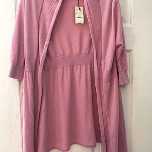 Express Pink cardigan